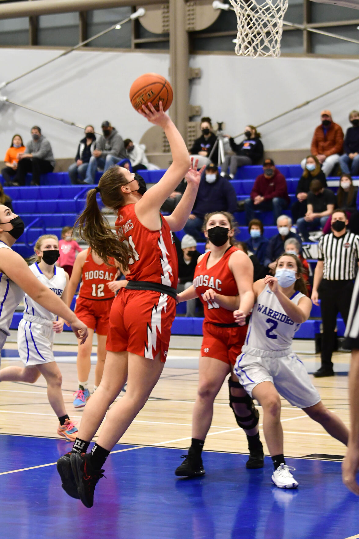 McGrath makes a basket